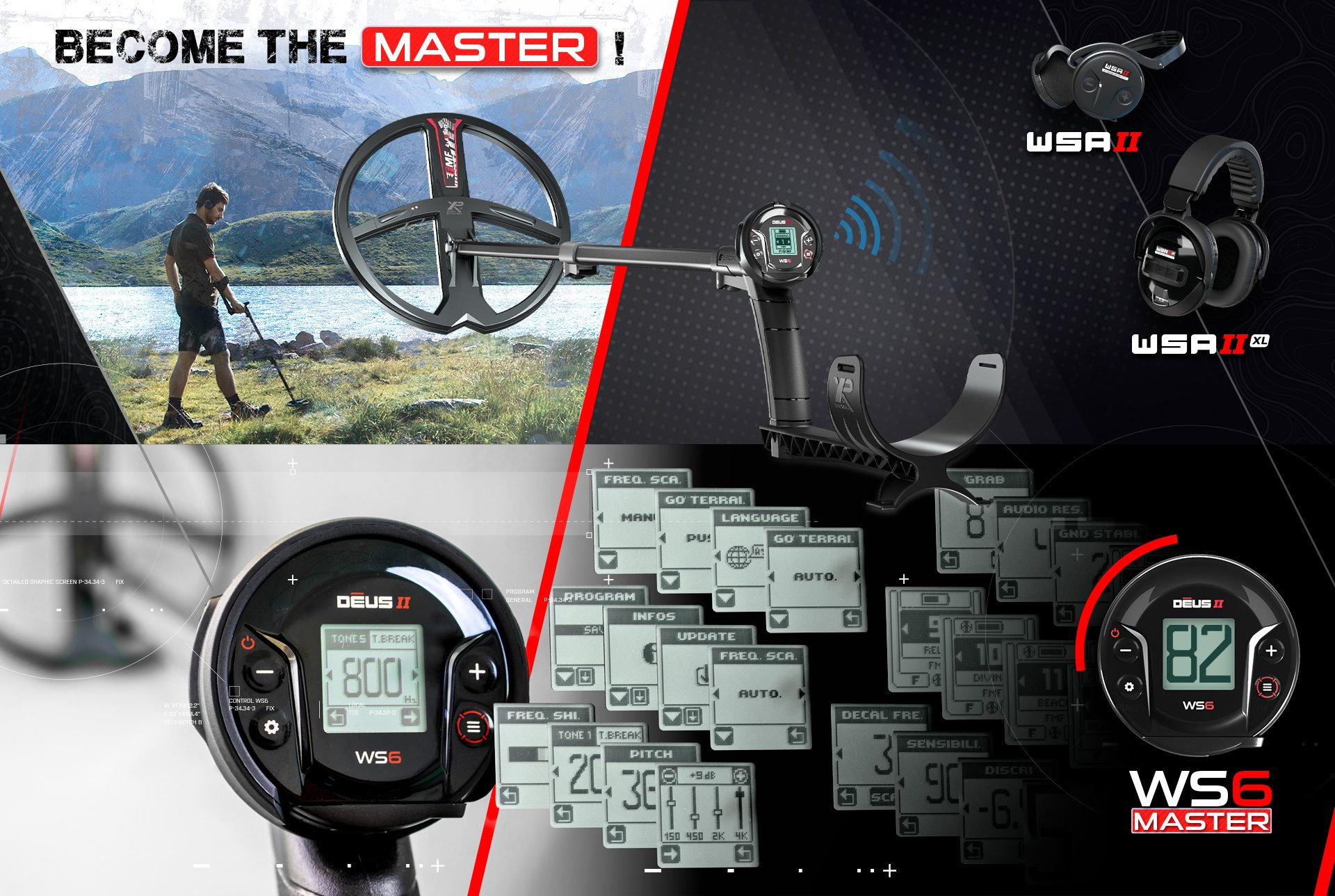 Yalova XP Deus II WS6 MASTER - XP WS6 MASTER Deus 2 saha ve su kullanımı